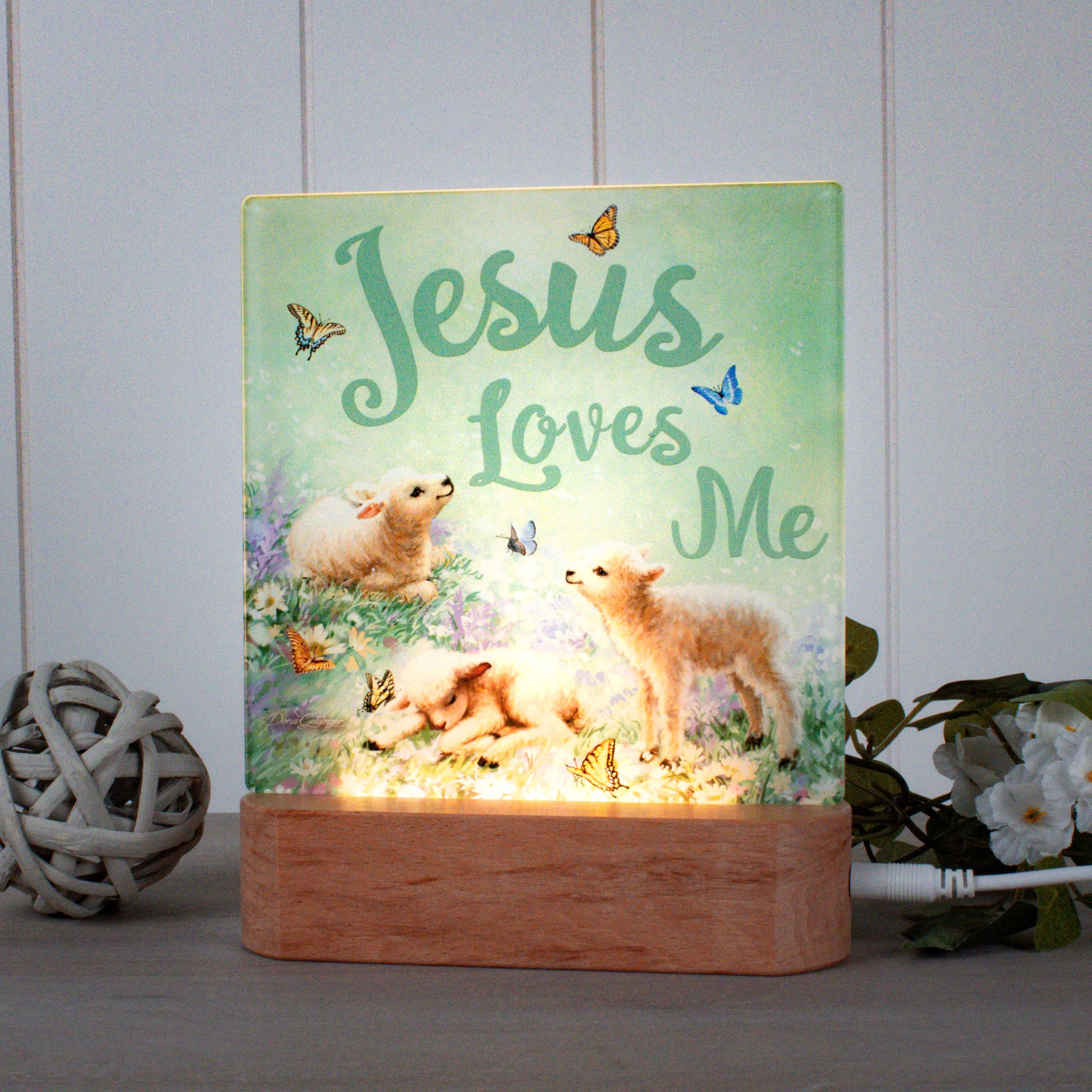 Jesus Loves Me LED Nightlight