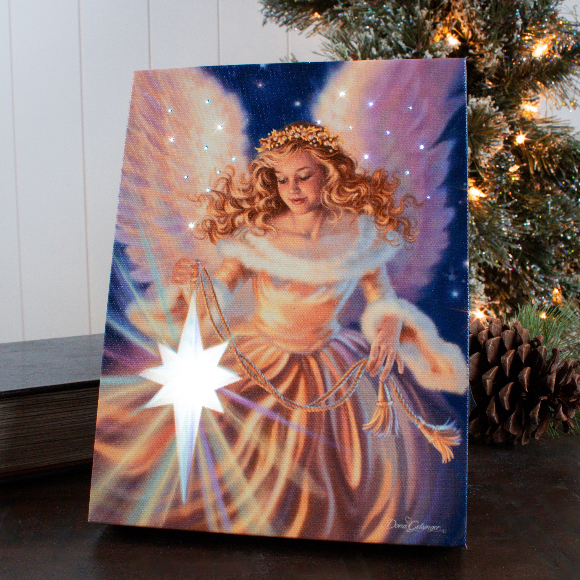 Light of the World 8x6 Lighted Tabletop Canvas