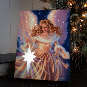 Light of the World 8x6 Lighted Tabletop Canvas