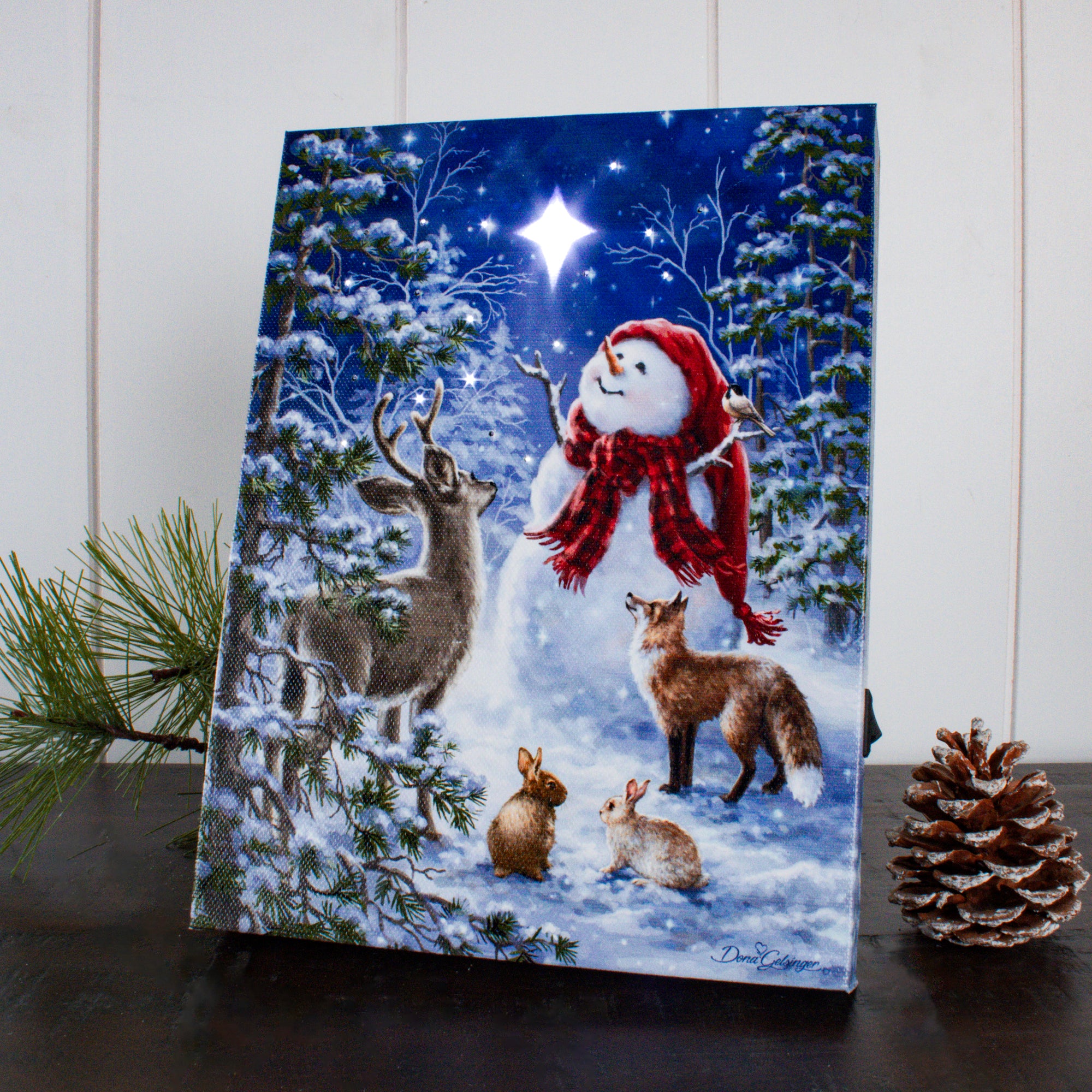 Heaven and Nature Sing 8x6 Lighted Tabletop Canvas