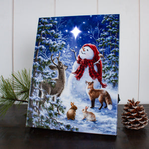 Heaven and Nature Sing 8x6 Lighted Tabletop Canvas
