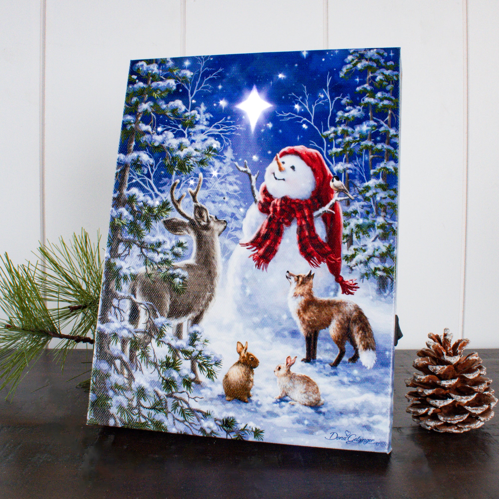 Heaven and Nature Sing 8x6 Lighted Tabletop Canvas