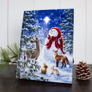 Heaven and Nature Sing 8x6 Lighted Tabletop Canvas