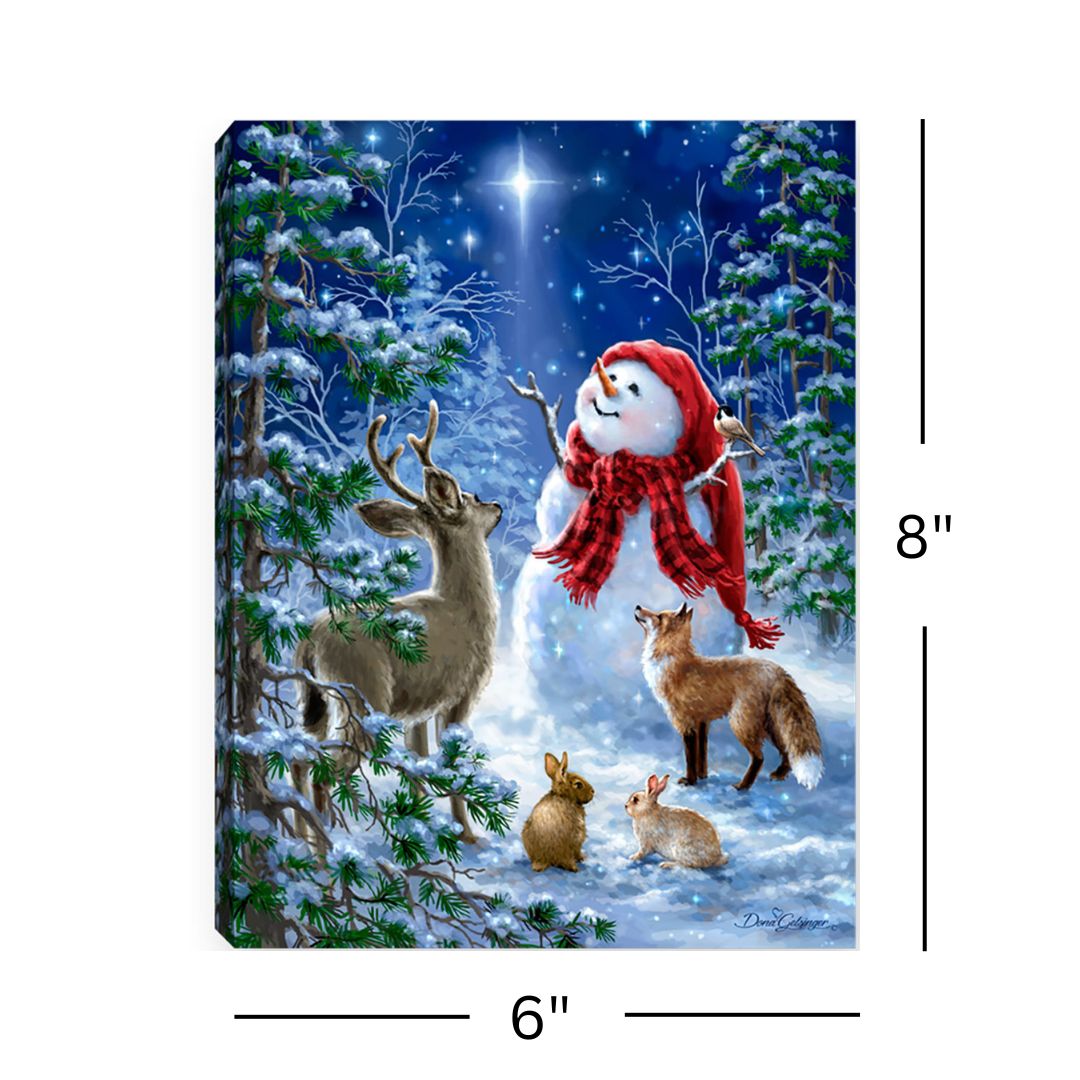 Heaven and Nature Sing 8x6 Lighted Tabletop Canvas