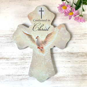 Confirmed in Christ Wooden Cross