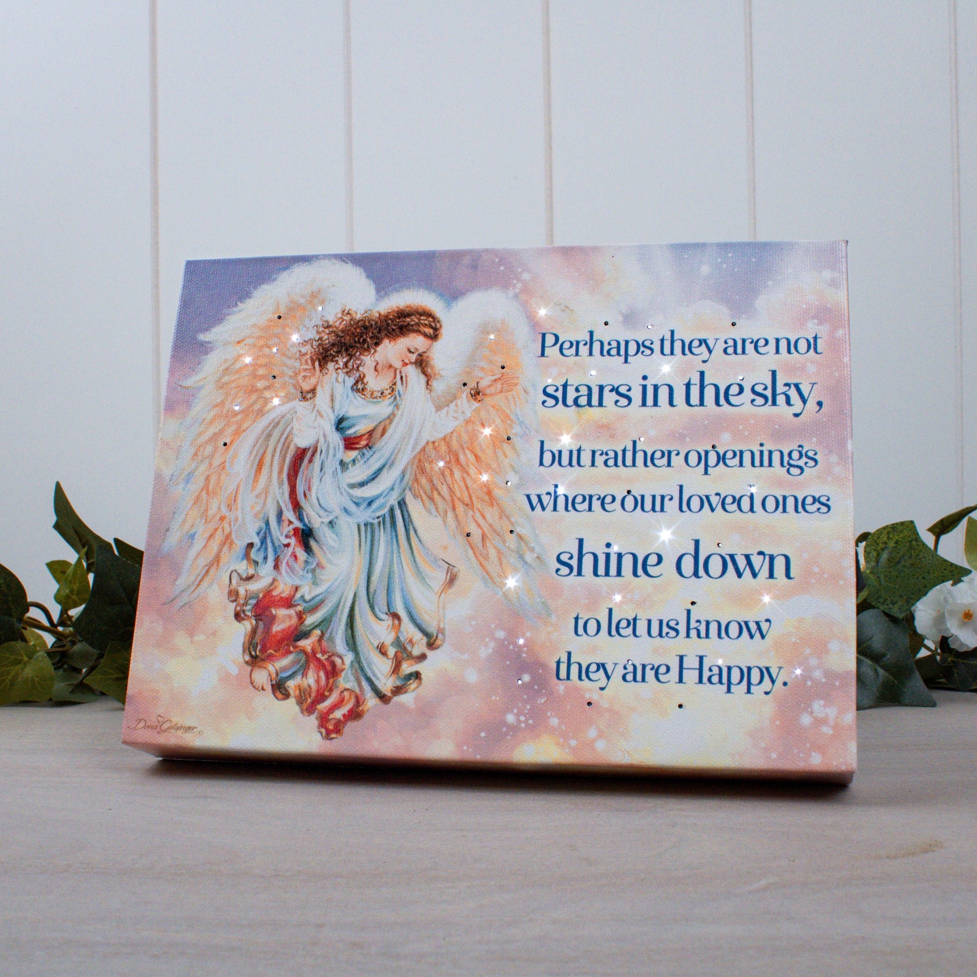 Shine Down 8x6 Lighted Tabletop Canvas