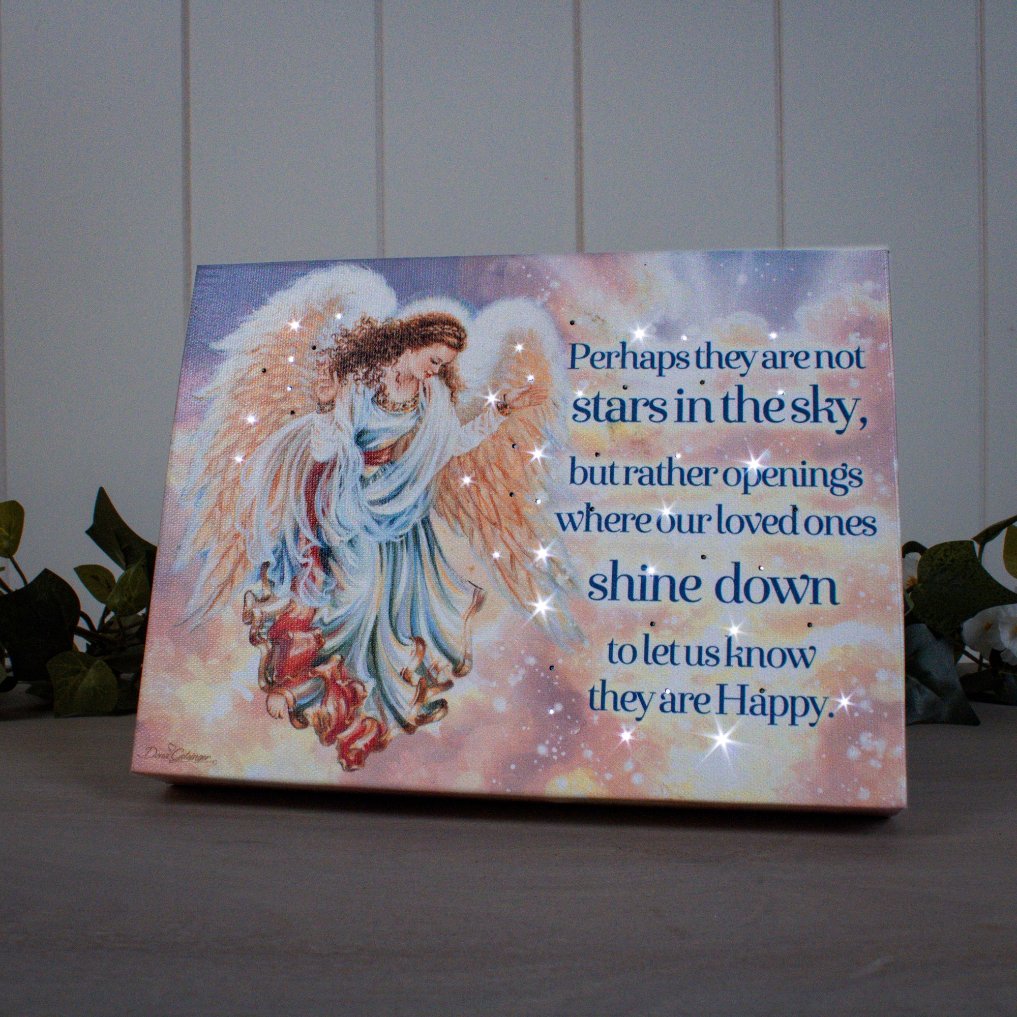 Shine Down 8x6 Lighted Tabletop Canvas