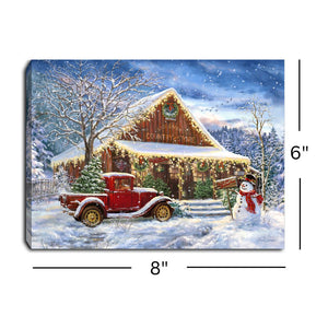 Country Store 8x6 Lighted Tabletop Canvas