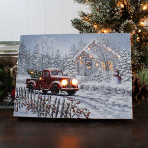 Special Delivery 8x6 Lighted Tabletop Canvas