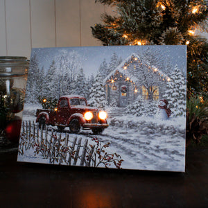 Special Delivery 8x6 Lighted Tabletop Canvas
