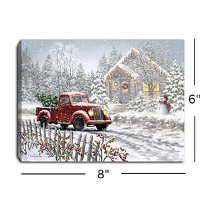 Special Delivery 8x6 Lighted Tabletop Canvas