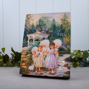 Friendship Angels 8x6 Lighted Tabletop Canvas