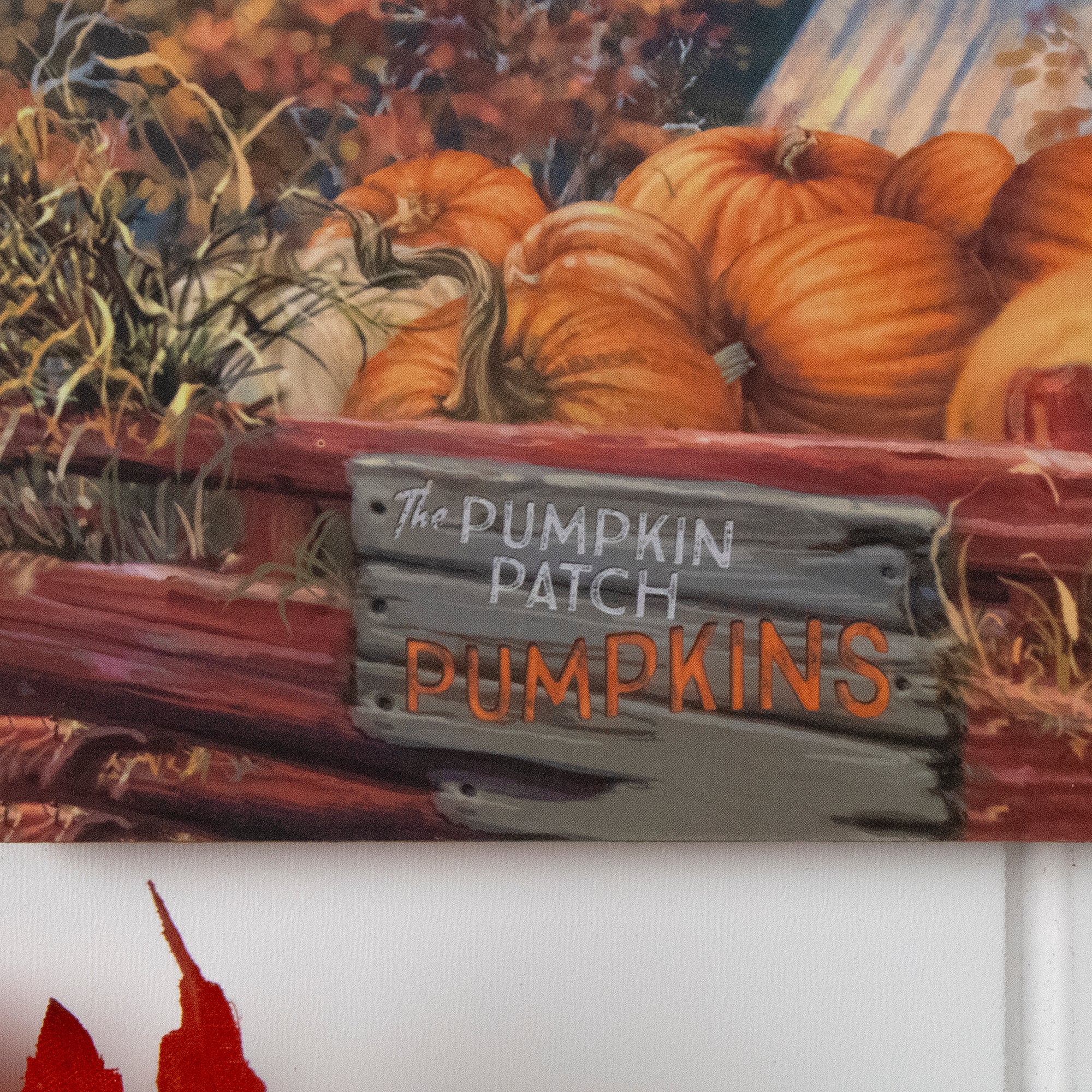 Pumpkin Patch Wooden Sign with Rope Hanger
