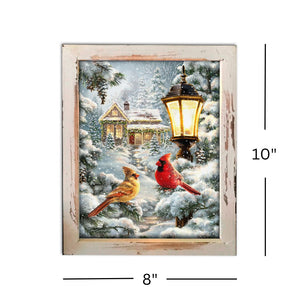 All is Calm Lighted Shadow Box