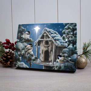 The Gift of Peace 8x6 Lighted Tabletop Canvas