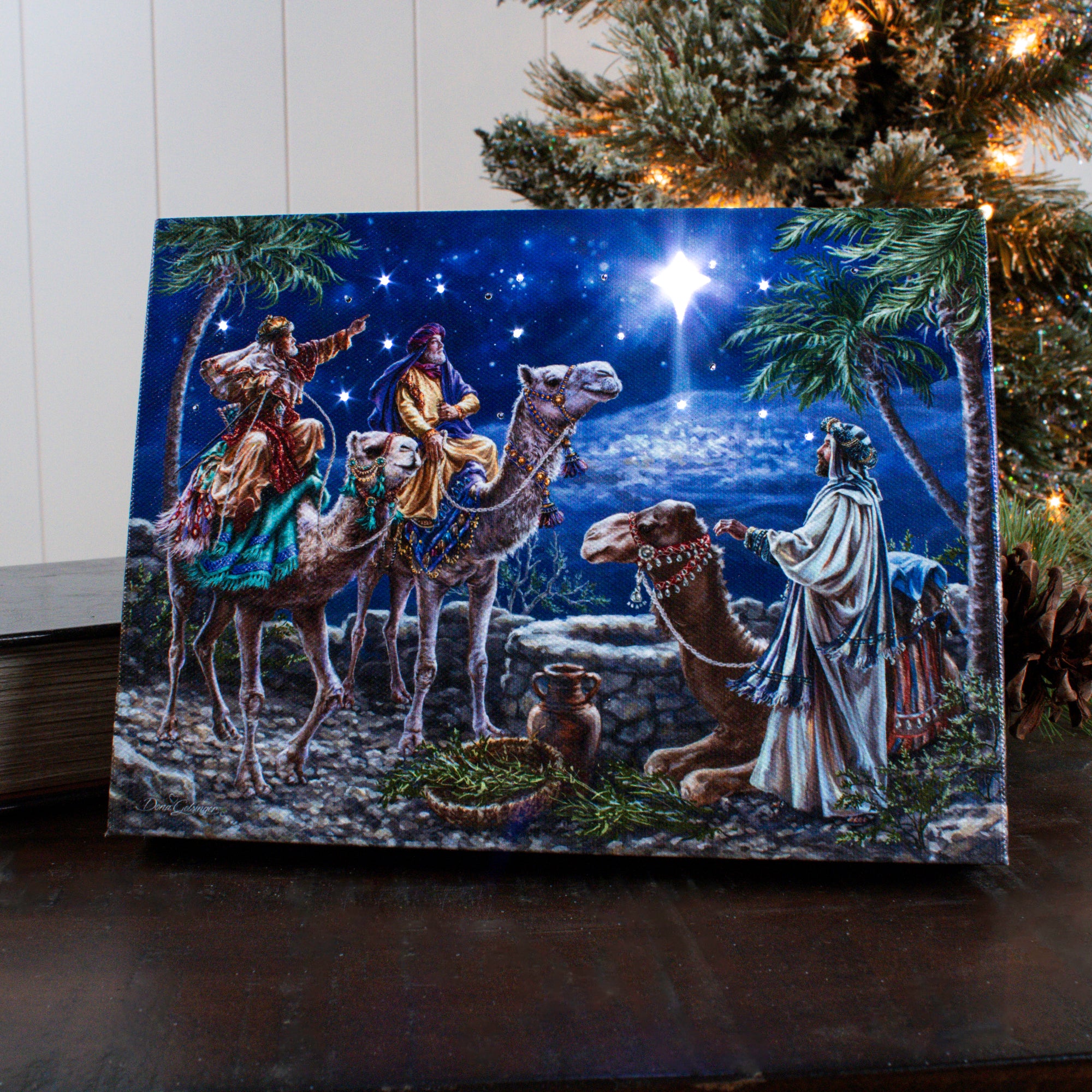 The Magi 8x6 Lighted Tabletop Canvas