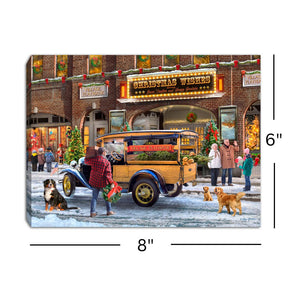 Christmas Theatre 8x6 Lighted Tabletop Canvas