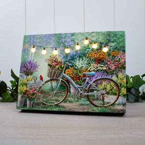 Flower Mart 8x6 Lighted Tabletop Canvas