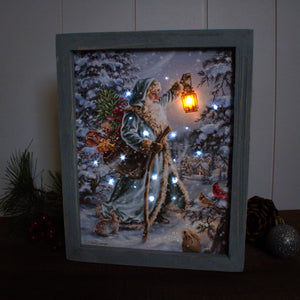 Saint Nicholas Lighted Shadow Box