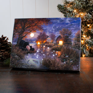 Black Bear Farms 8x6 Lighted Tabletop Canvas