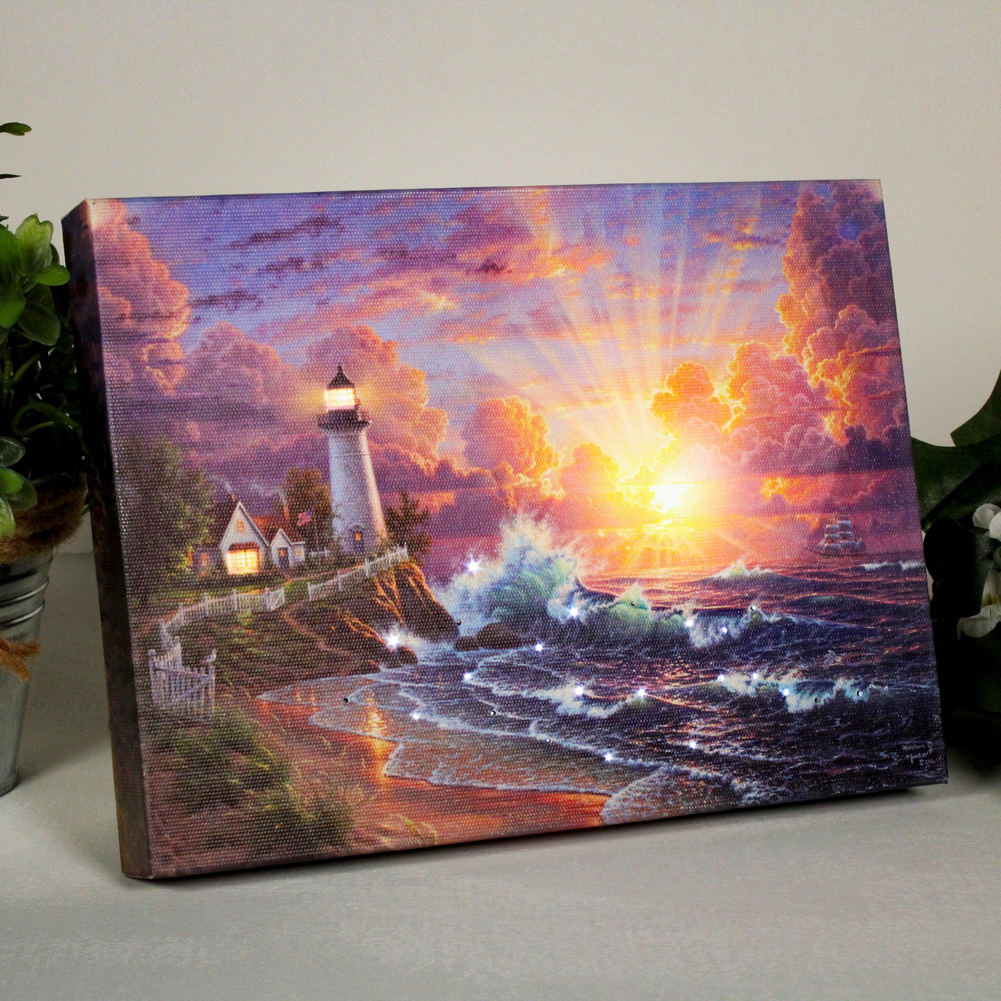 Light of Hope 8x6 Lighted Tabletop Canvas
