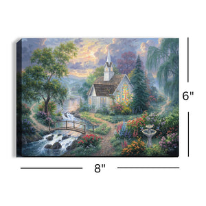 Light unto My Path 8x6 Lighted Tabletop Canvas