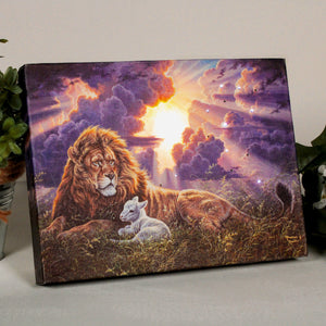 Perfect Peace 8x6 Lighted Tabletop Canvas