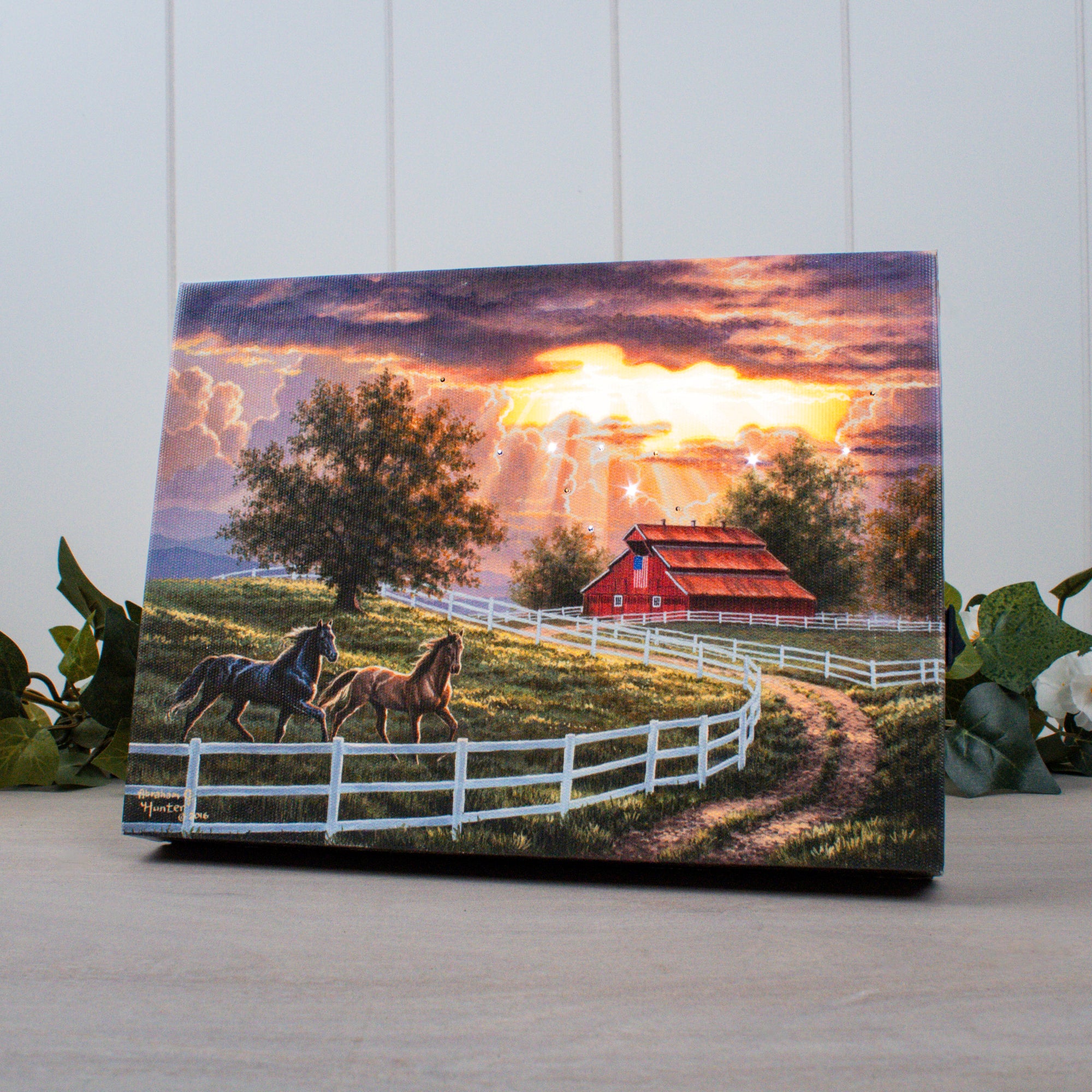 Tennessee Home 8x6 Lighted Tabletop Canvas