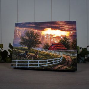 Tennessee Home 8x6 Lighted Tabletop Canvas