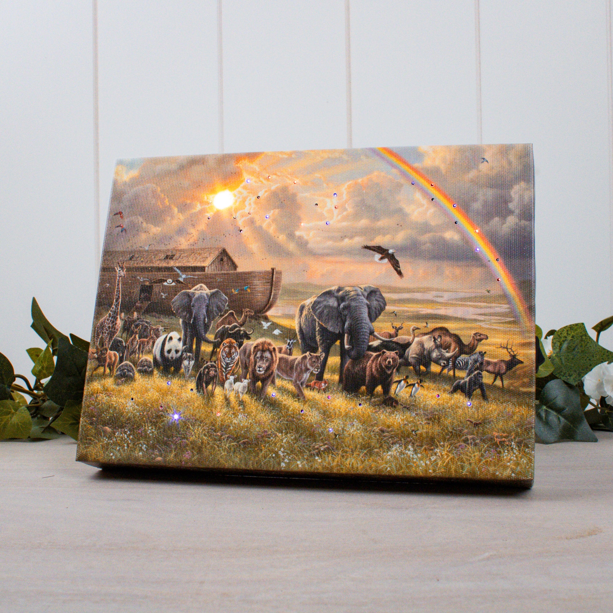 A New Beginning 8x6 Lighted Tabletop Canvas