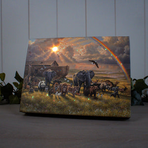 A New Beginning 8x6 Lighted Tabletop Canvas