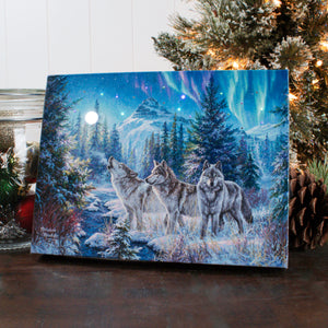 Moonrise Song 8x6 Lighted Tabletop Canvas