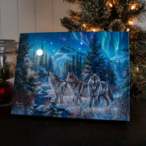 Moonrise Song 8x6 Lighted Tabletop Canvas