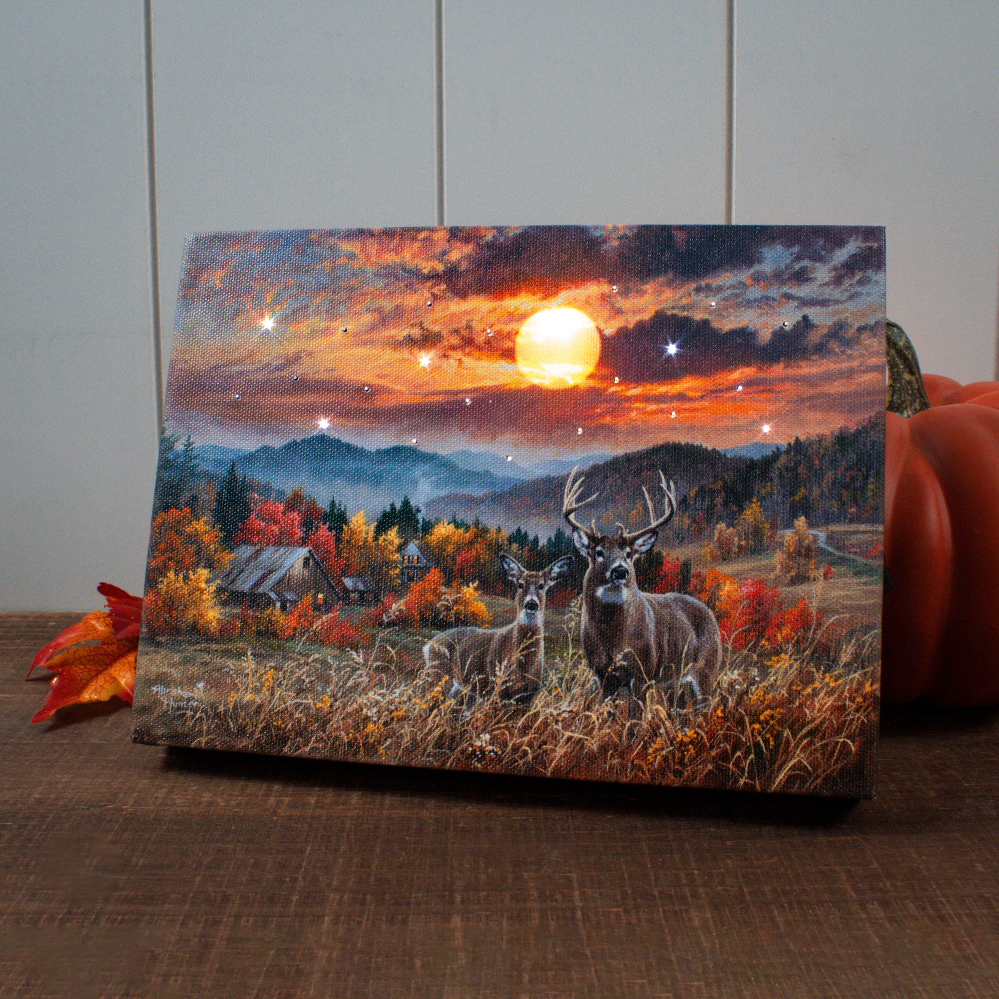 November Light 8x6 Lighted Tabletop Canvas