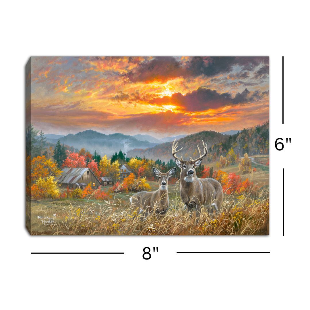 November Light 8x6 Lighted Tabletop Canvas