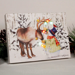 Sweet Friendship 8x6 Lighted Tabletop Canvas