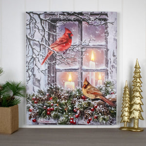 Together for Christmas 16x20 Fiber Optic Canvas
