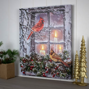 Together for Christmas 16x20 Fiber Optic Canvas