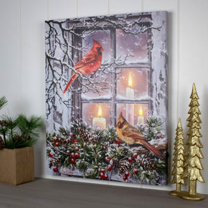 Together for Christmas 16x20 Fiber Optic Canvas