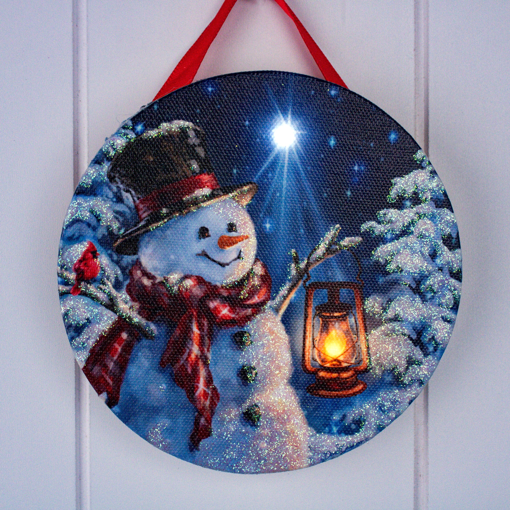 Enchanted Snowman LED Ornament