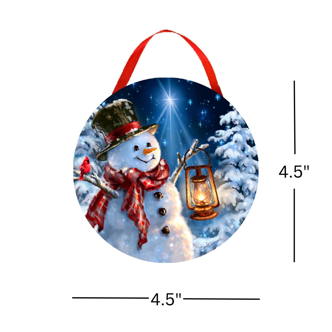 Enchanted Snowman LED Ornament