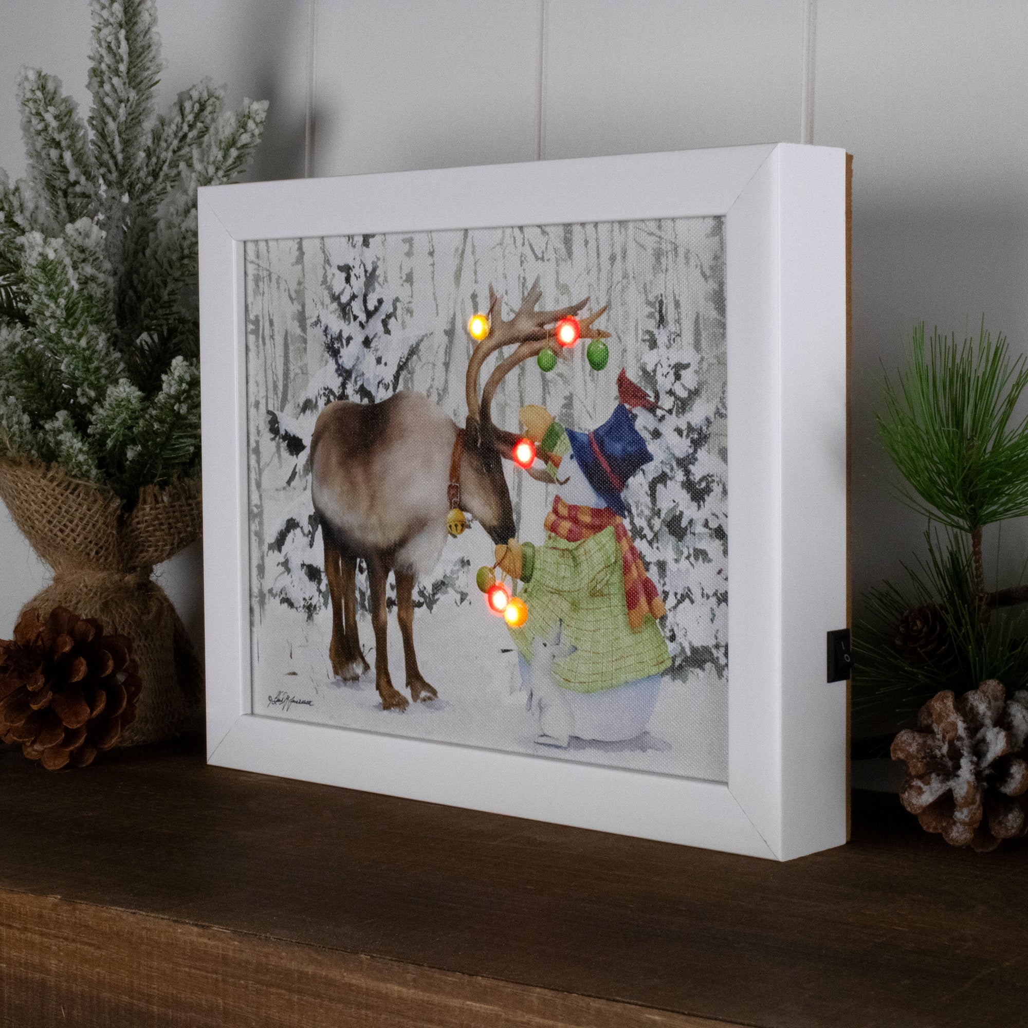 Sweet Friendship Lighted Shadow Box