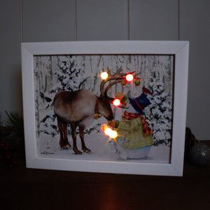 Sweet Friendship Lighted Shadow Box