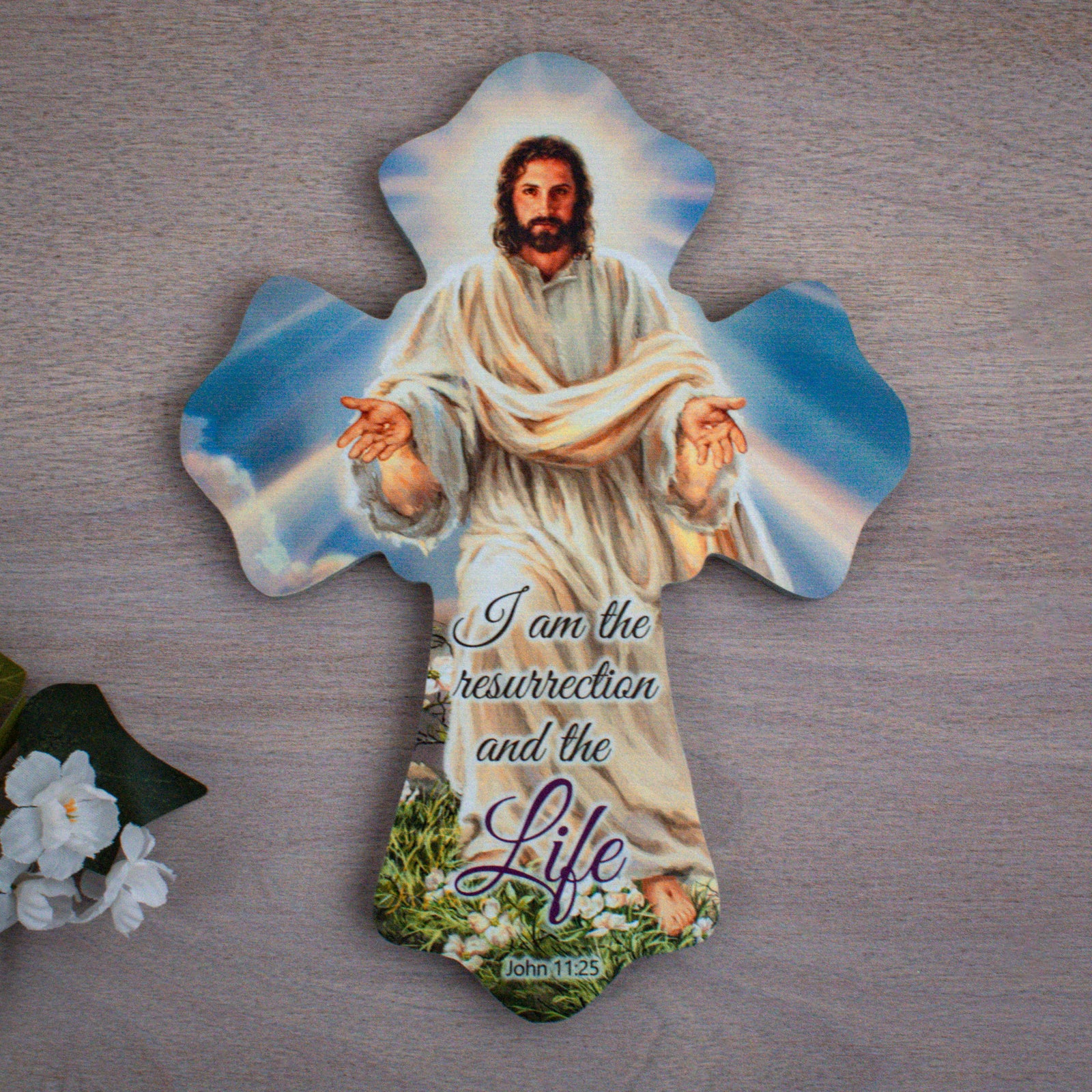 Resurrection Wooden Cross