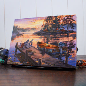 Morning Paradise 8x6 Lighted Tabletop Canvas