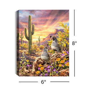 Quail Vista 8x6 Lighted Tabletop Canvas