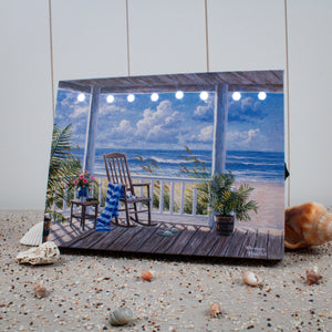 Quiet Time 8x6 Lighted Tabletop Canvas