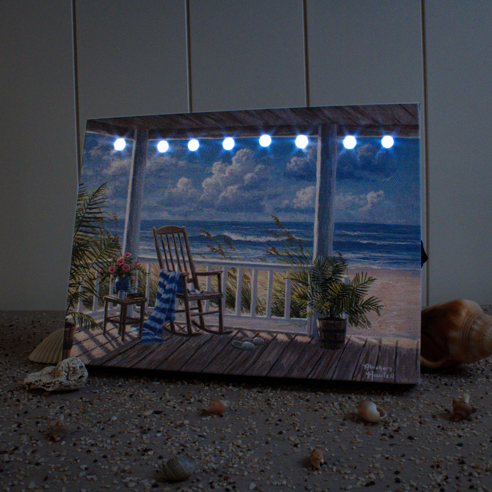 Quiet Time 8x6 Lighted Tabletop Canvas