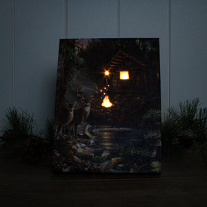 Deer Creek 8x6 Lighted Tabletop Canvas