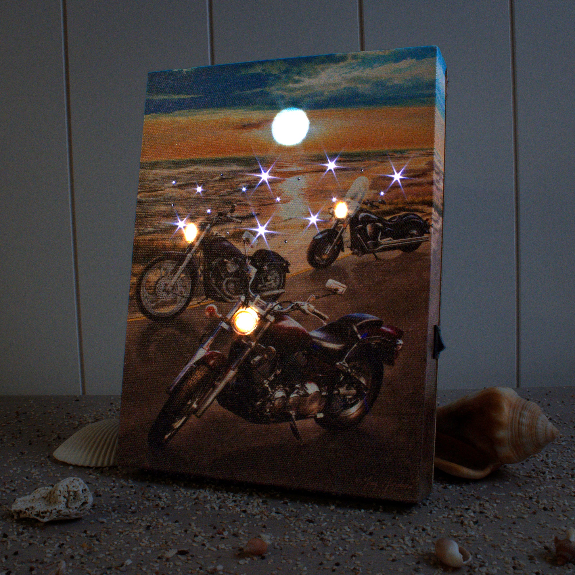 Sunset Riders 8x6 Lighted Tabletop Canvas